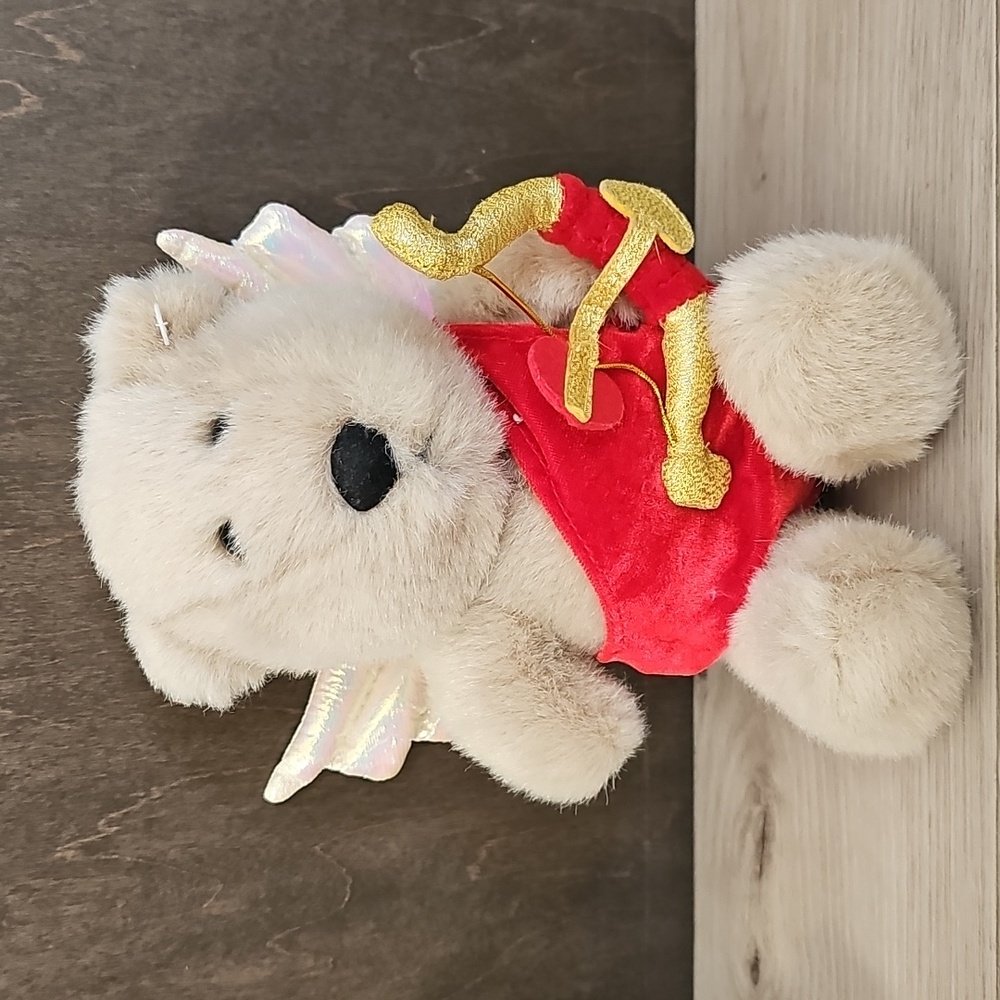 Vintage Starbucks Bearista Bears; Valentibes Cupid And Bee Plush Bears Lot Of 2 - Picture 9 of 12